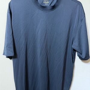 Cabela's Men's Performance Short Sleeve Tee, Navy, XL Tall